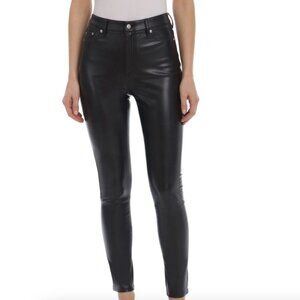 Avec Les Filles Vegan Leather Skinny Pants